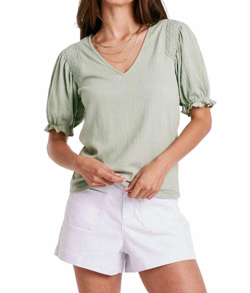 NEW ANOTHER LOVE roz short sleeve tee in lily pad